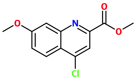 (image for) MCYQ0723 Methyl 4-chloro-7-methoxy-2-quinolinecarboxylate